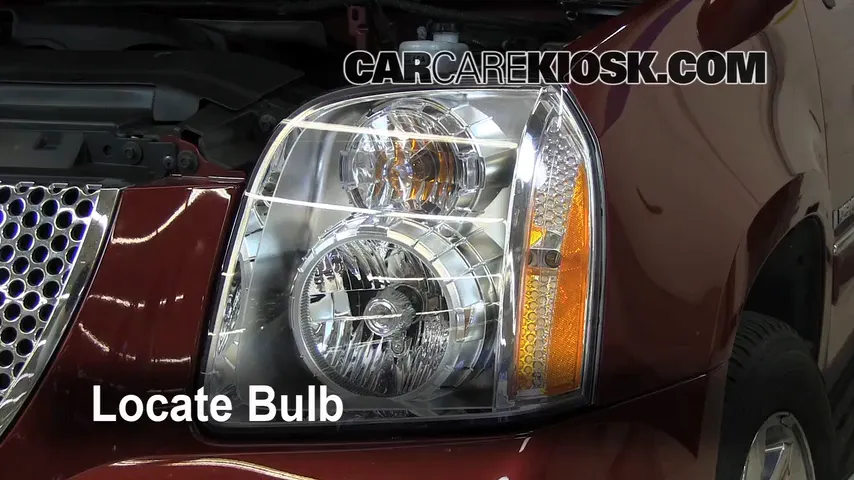 2008 GMC Yukon Denali 6.2L V8 Lights Highbeam (replace bulb)